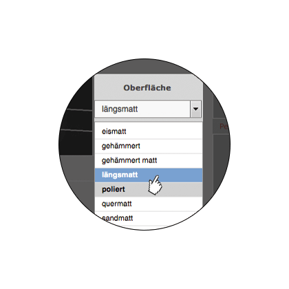 Polished or structured