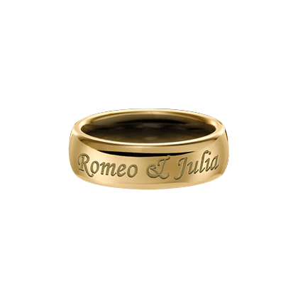 Personal Engraving and Ring Size